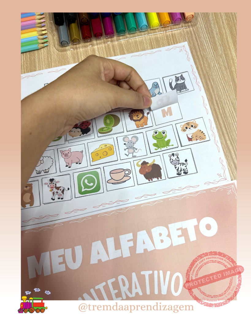 Meu alfabeto interativo – Trem da aprendizagem